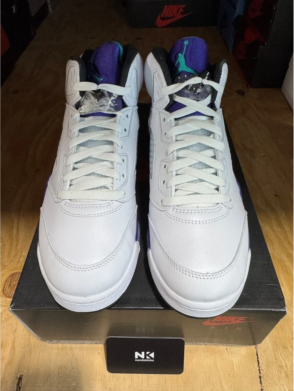 Air Jordan 5 Retro 'Grape' HQ7978-100 MEN SIZE 8.5